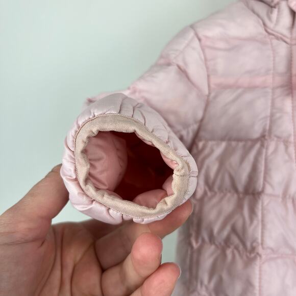 The North Face Baby ThermoBall Hooded Jacket Pink 3-6 Months - Picture 3 of 7